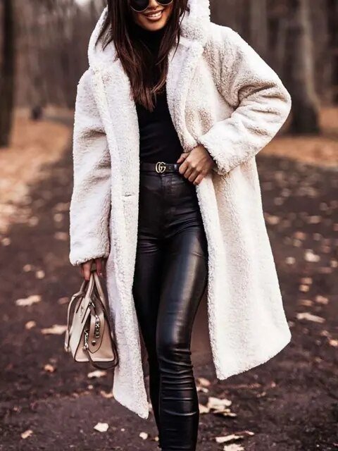 Nedda - Elegante Giacca Invernale Teddy
