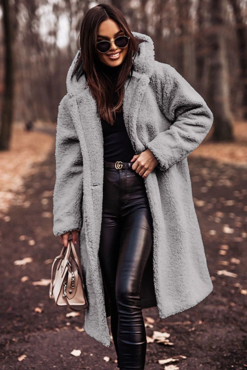 Nedda - Elegante Giacca Invernale Teddy