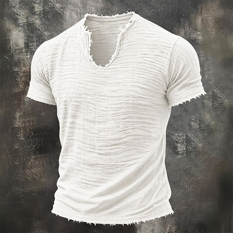 Pavel - Maglietta Vintage Con Scollo a V