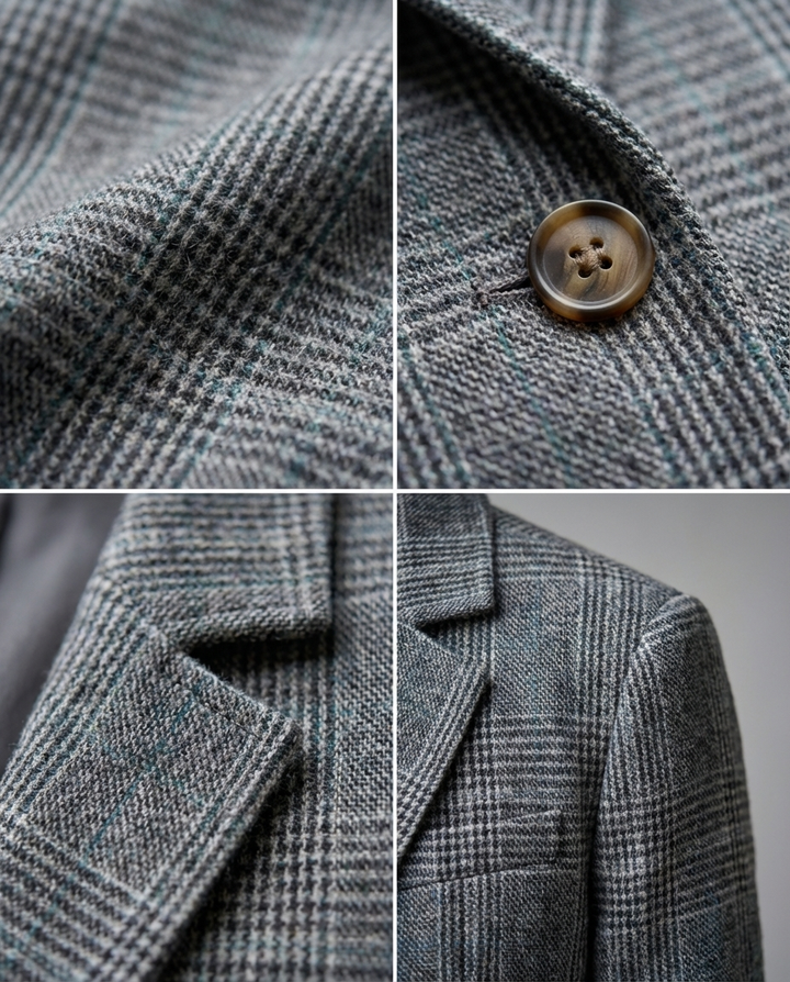 Basia - Elegante Blazer Invernale a Quadri