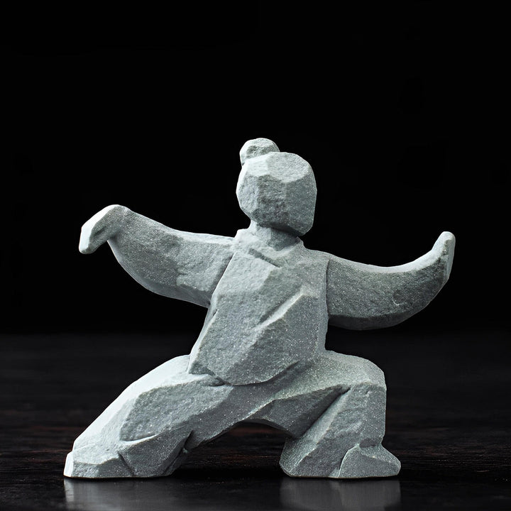 SpiritStone - Statuine in Ceramica Wushu Flusso