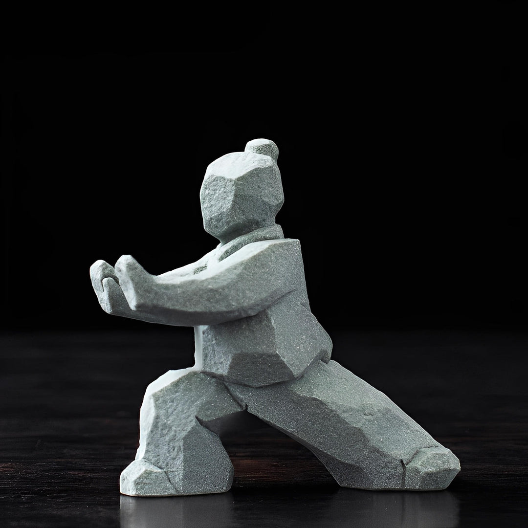 SpiritStone - Statuine in Ceramica Wushu Flusso