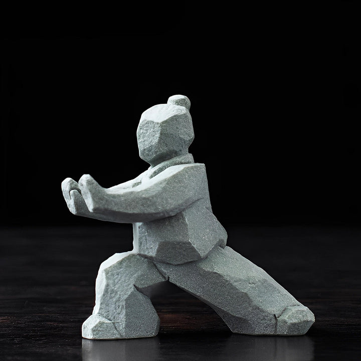 SpiritStone - Statuine in Ceramica Wushu Flusso