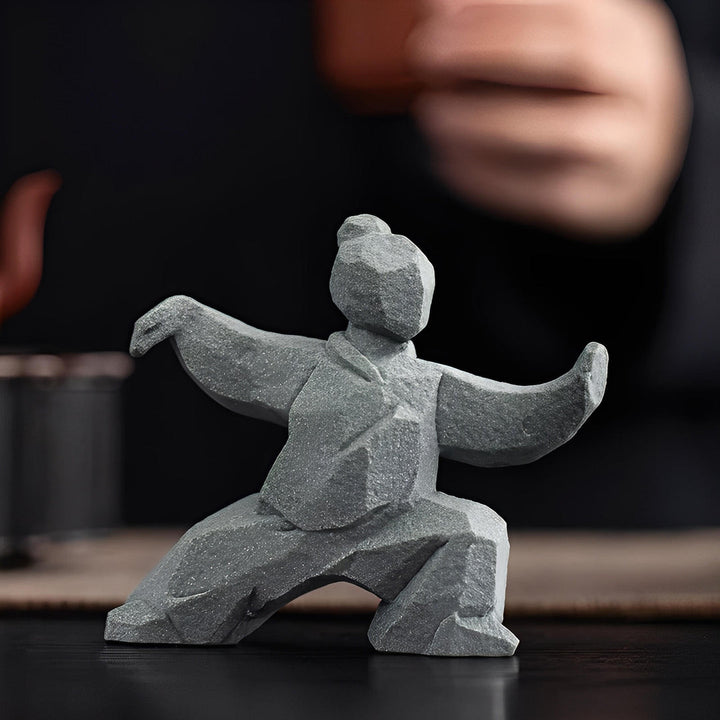 SpiritStone - Statuine in Ceramica Wushu Flusso