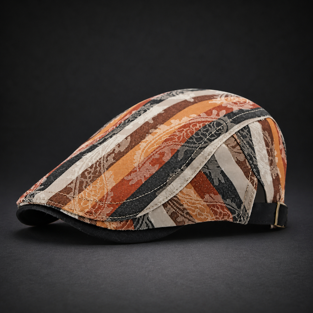 Leoan - Cappellino Piatto Con Motivo Vintage
