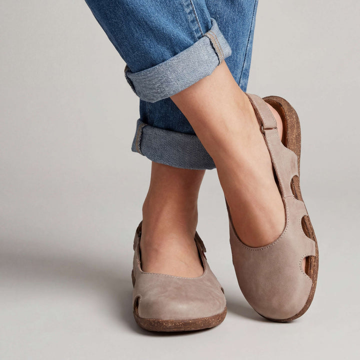 Nathilie - Scarpe Con Tacco Aperto e Punta Chiusa Con Ritagli