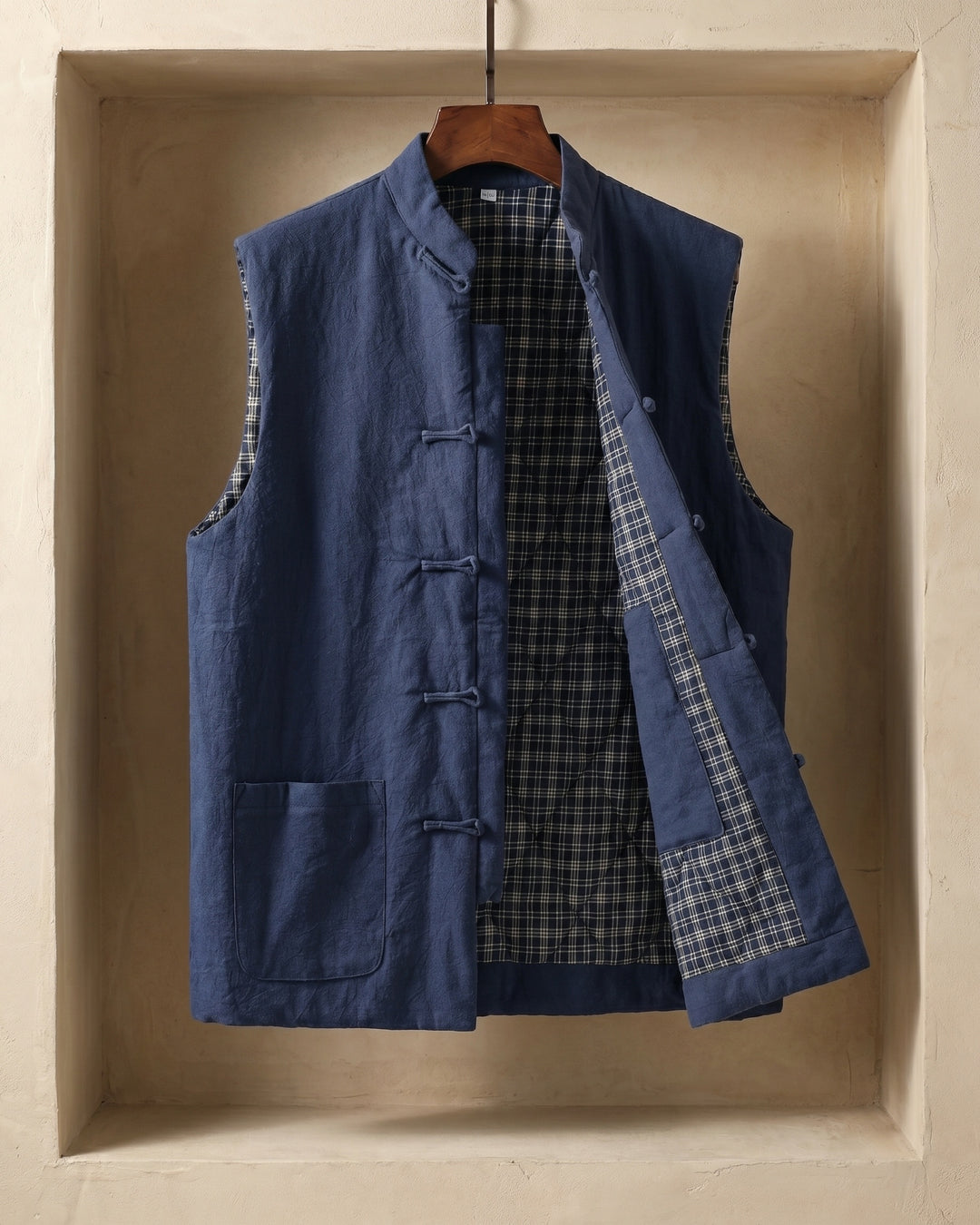 Fredrick - Gilet Con Tasche Frontali in Stile Vintage