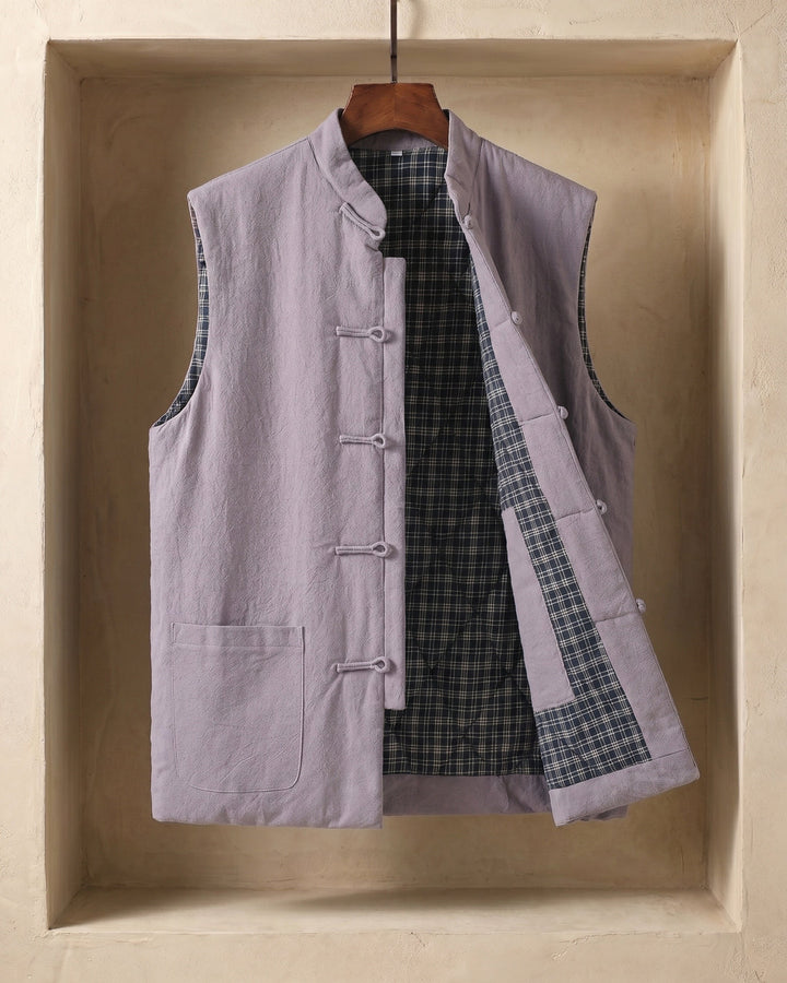 Fredrick - Gilet Con Tasche Frontali in Stile Vintage