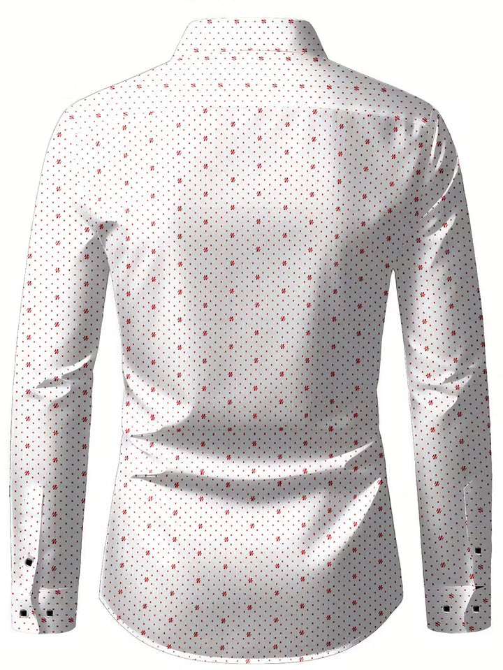 Spyros - Camicia a Maniche Lunghe Con Abbottonatura Frontale