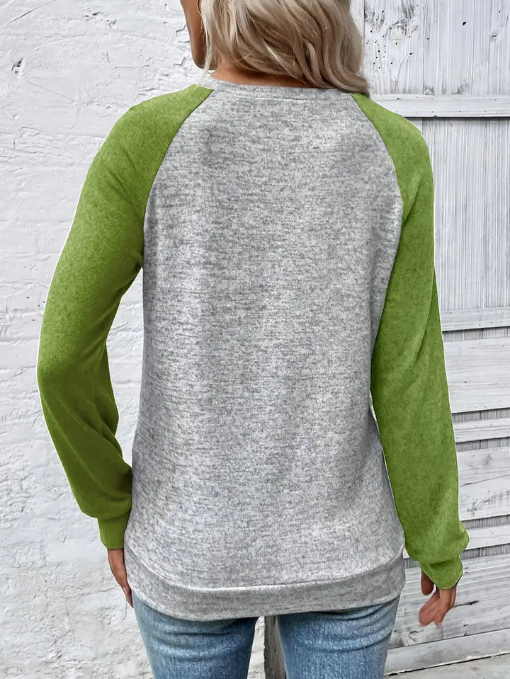 Samridhii - Camicia Casual Con Collo Rotondo