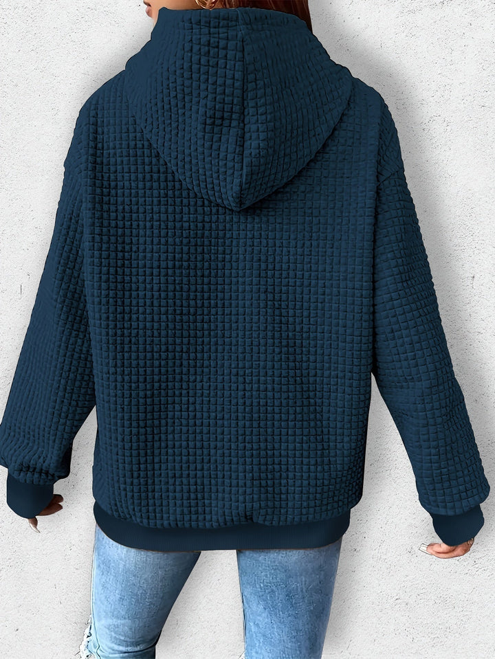 Urmela - Felpa Con Cappuccio Casual In Poliestere Con Tasche