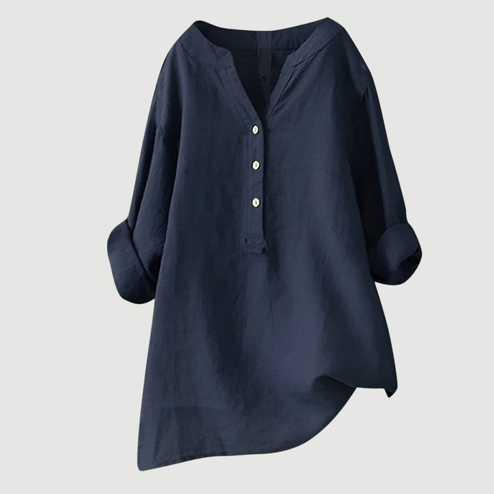 Zarina - Comoda Camicetta In Lino