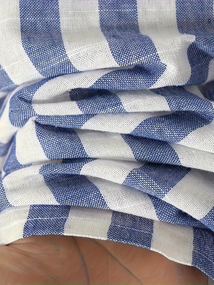 George - Elegante Camicia a Maniche Lunghe a Righe