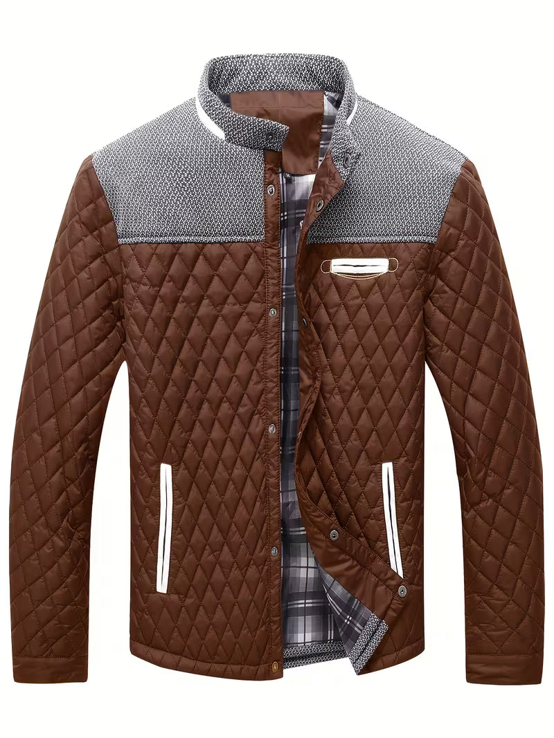 Stetson - Piumino Con Patchwork a Rombi