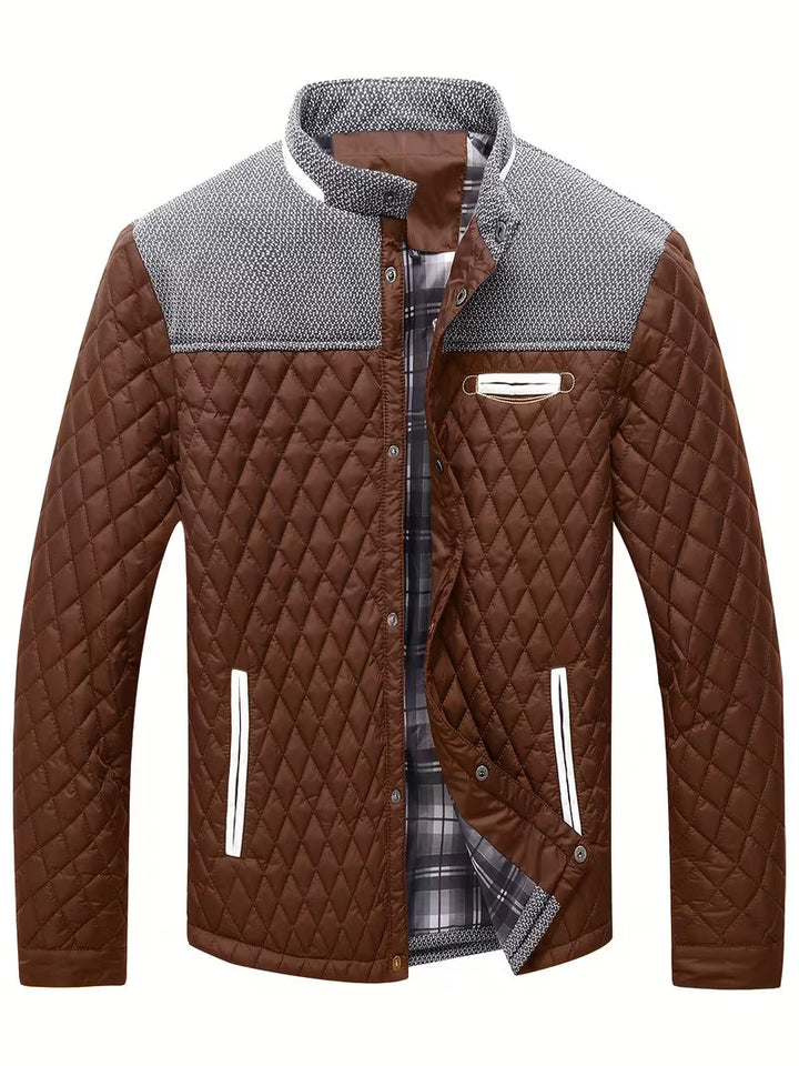 Stetson - Piumino Con Patchwork a Rombi