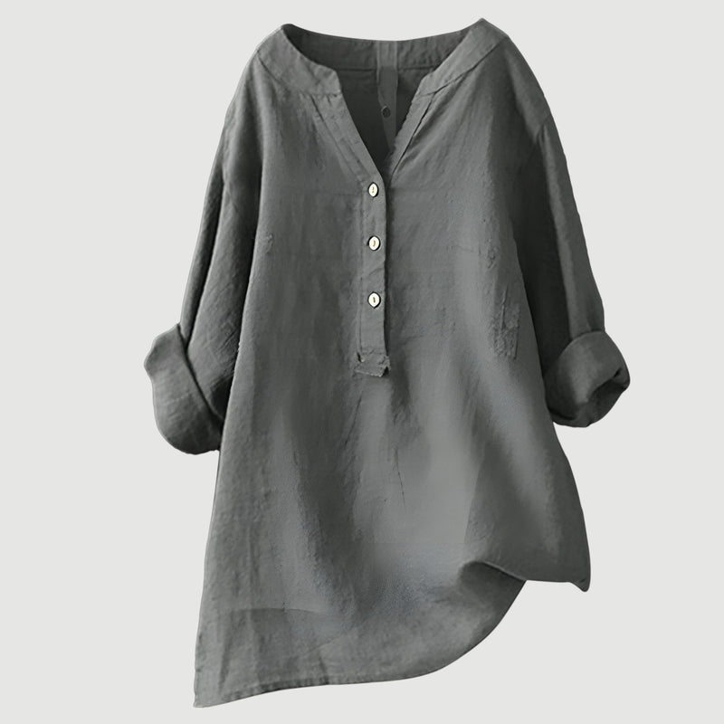 Zarina - Comoda Camicetta In Lino
