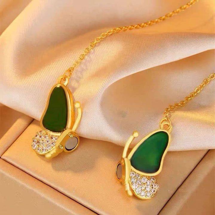 Celestafly - Collana con Farfalla che Cambia Colore