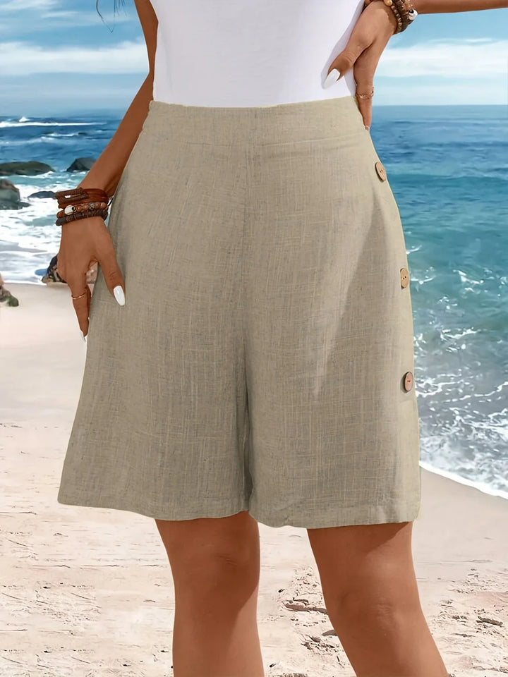 Fenella - Comodi Pantaloncini Con Bottoni