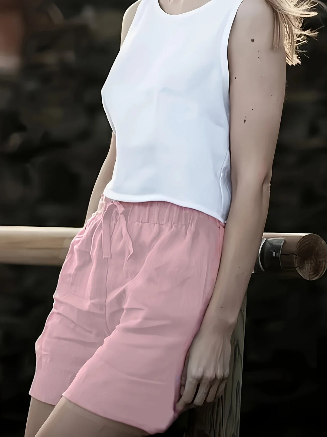 Niamh - Pantaloncini Estivi Casual Con Tasca