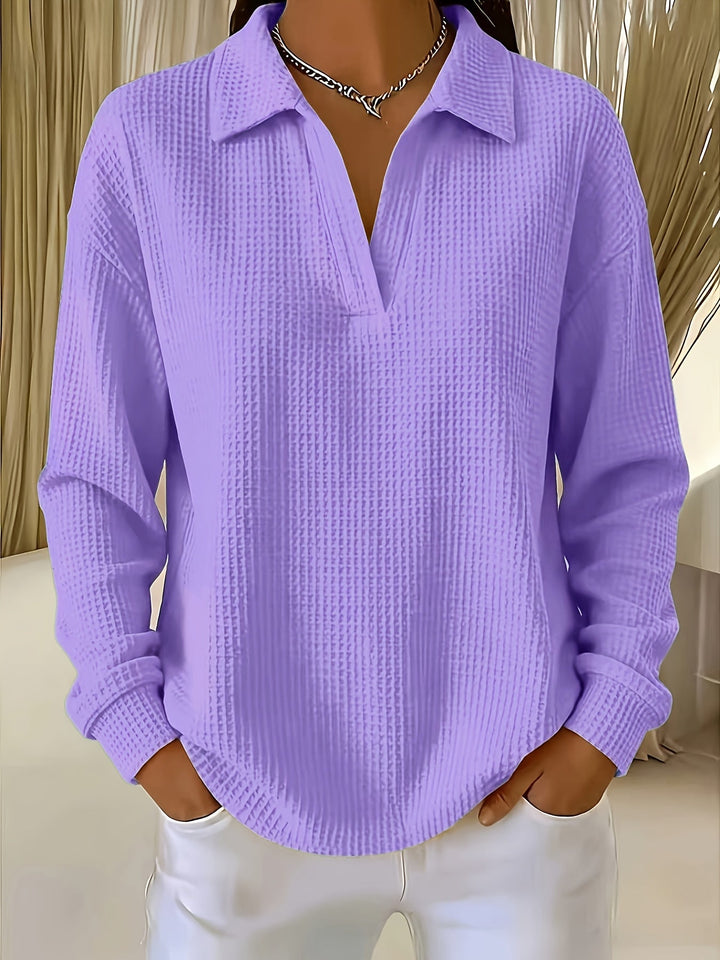Daphnie - Elegante Camicia Con Colletto Alla Polo