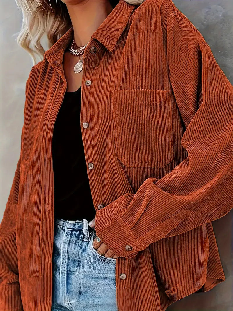 Irmela - Camicia a Maniche Lunghe Con Bottoni