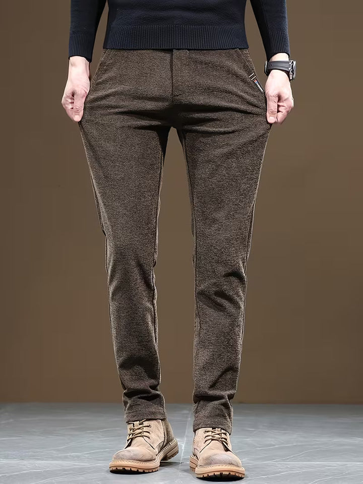 Talcott - Pantaloni Casual Dalla Vestibilità Slim Con Effetto Testurizzato