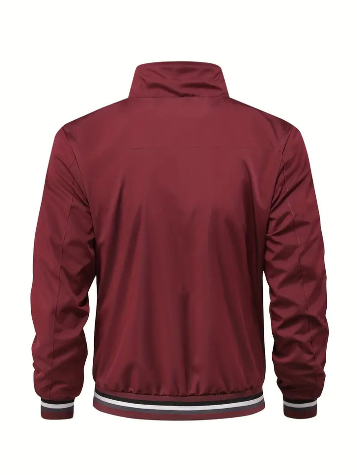 Stanton - Giacca Collare Stand Zip Up Casuale