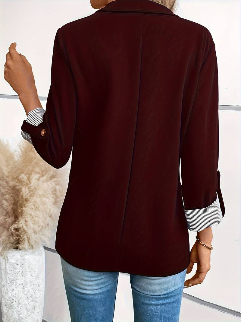 Galiah - Elegante Blazer Doppiopetto Con Collo Con Revers