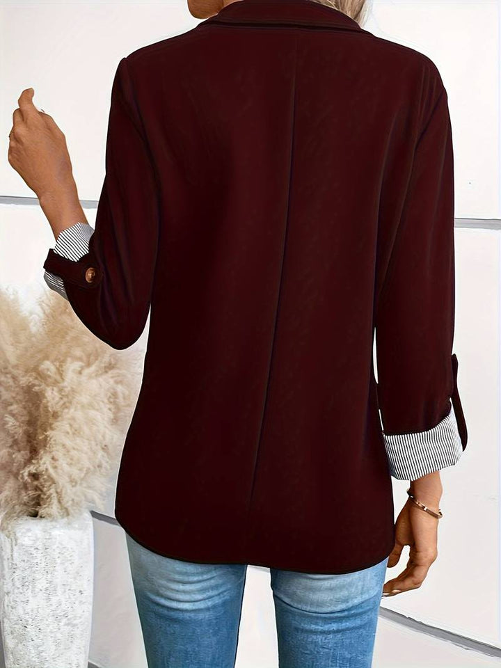 Galiah - Elegante Blazer Doppiopetto Con Collo Con Revers