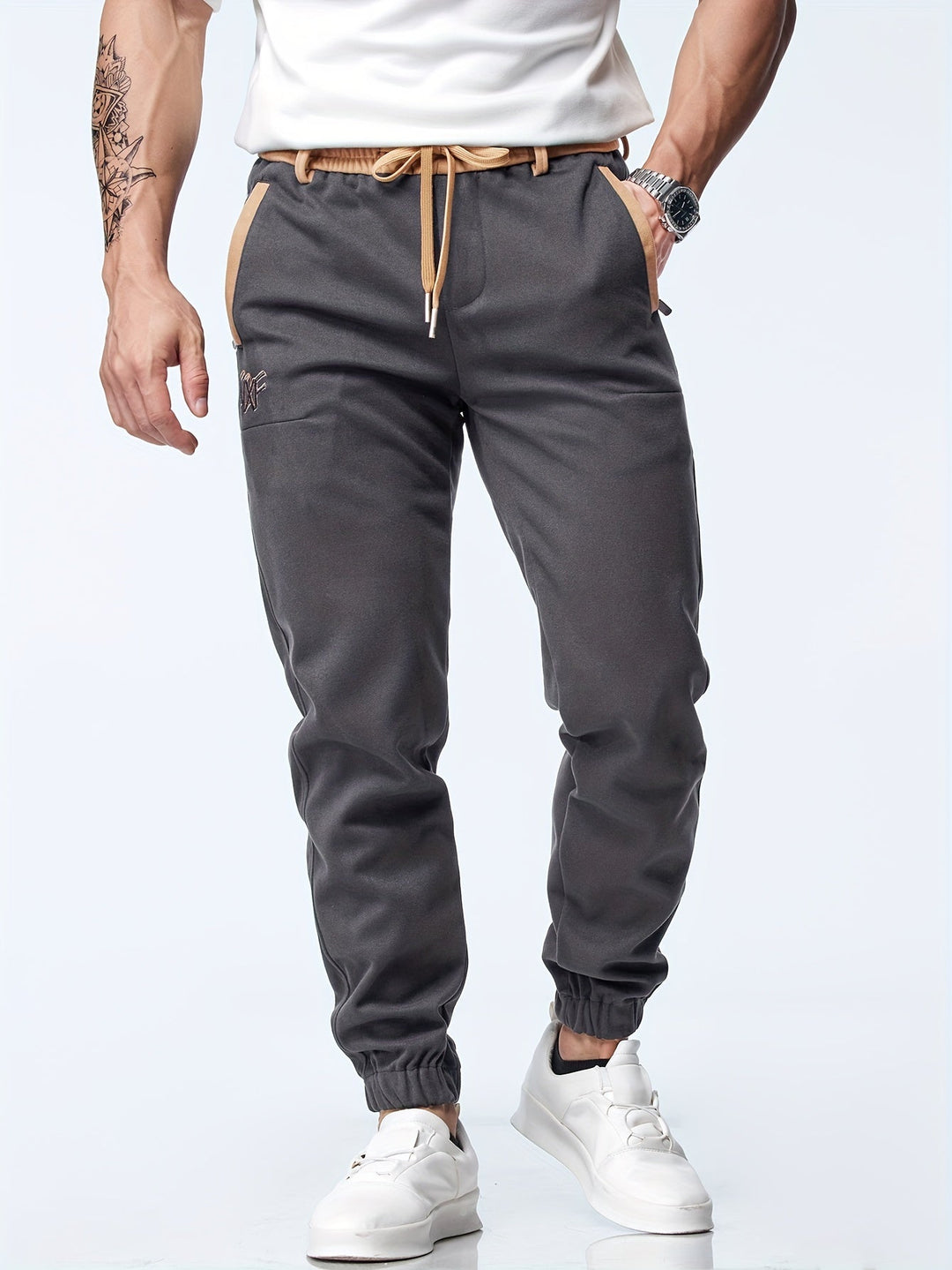 Timothy - Pantaloni Casual Alla  Con Elastico In Vita