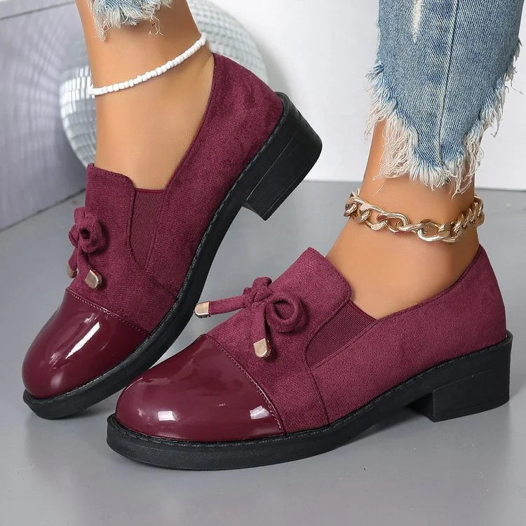 Azahra - Eleganti Mocassini Slip-On Con Fiocco