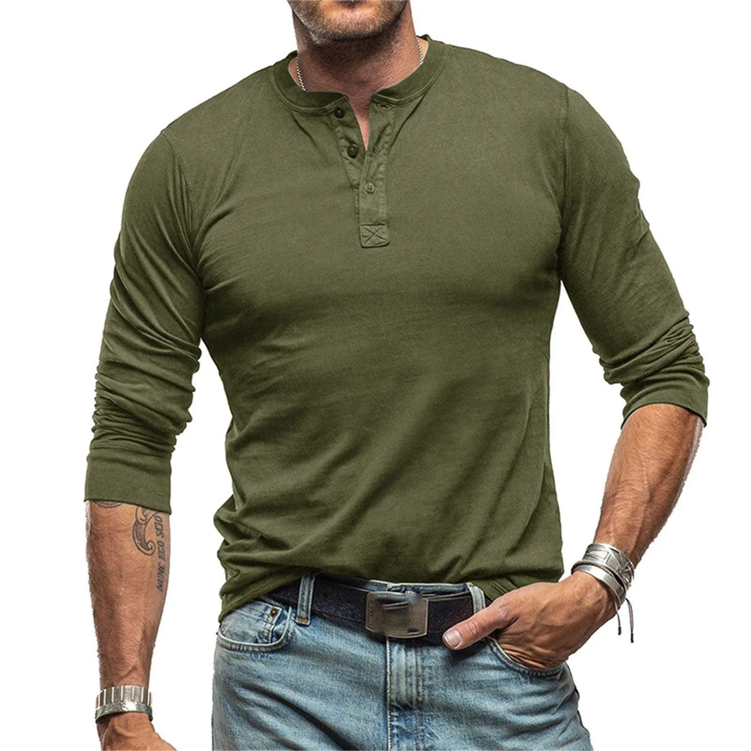 Lambert - Camicia Vintage a Maniche Lunghe