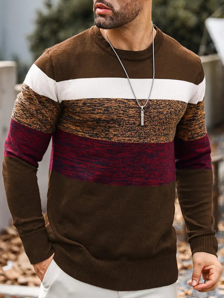 Eliseo - Maglione a Maniche Lunghe In Maglia