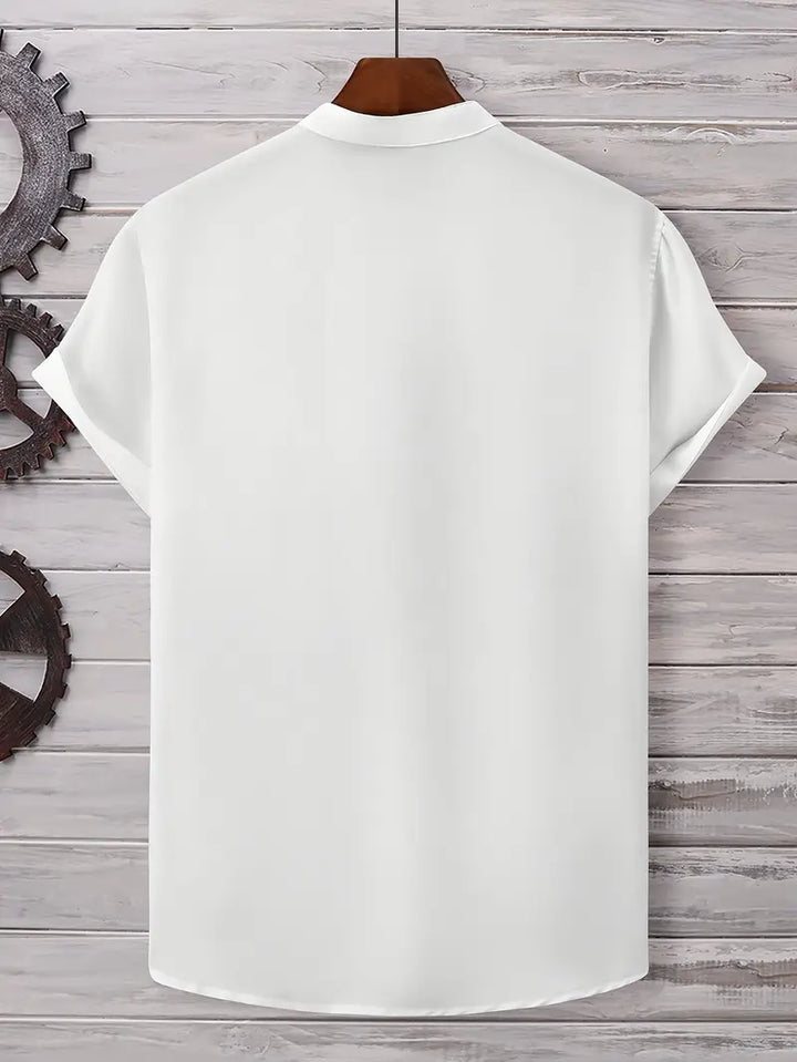 Kieth - Camicia a Maniche Corte Con Tasca Frontale