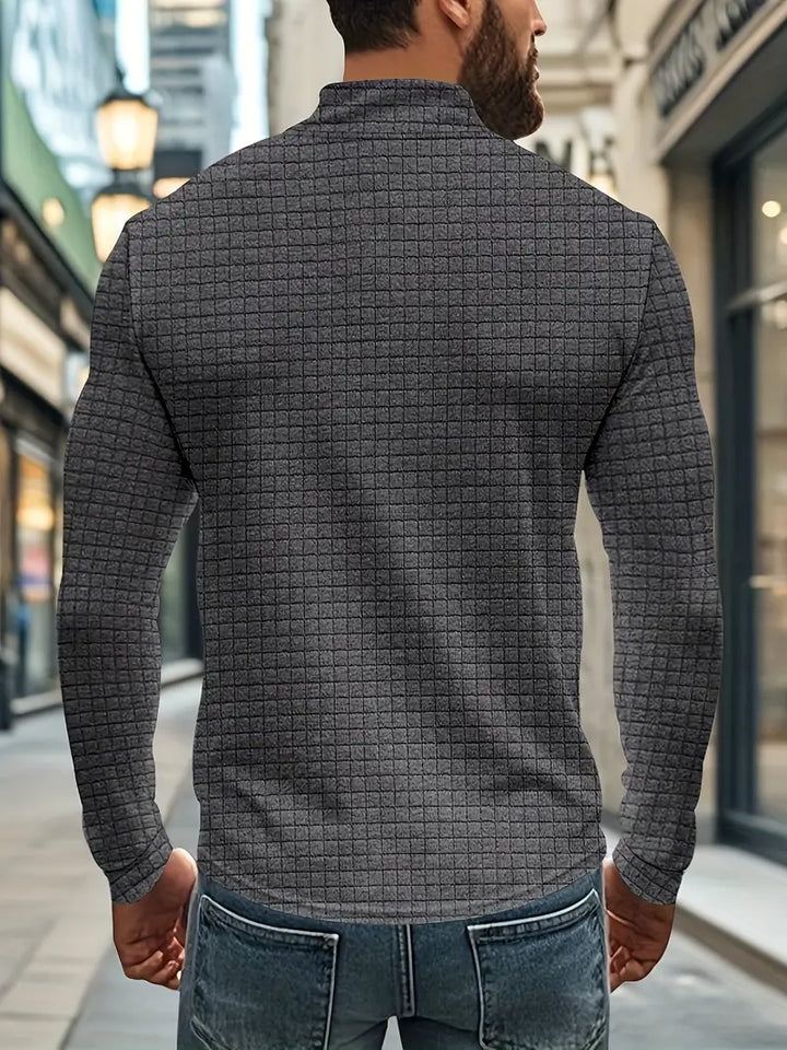 Jarryd - Felpa a Maniche Lunghe Con Mezza Zip