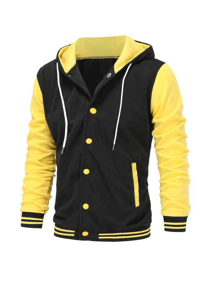 Askhat - Giacca Da Baseball A Maniche Lunghe Con Cappuccio
