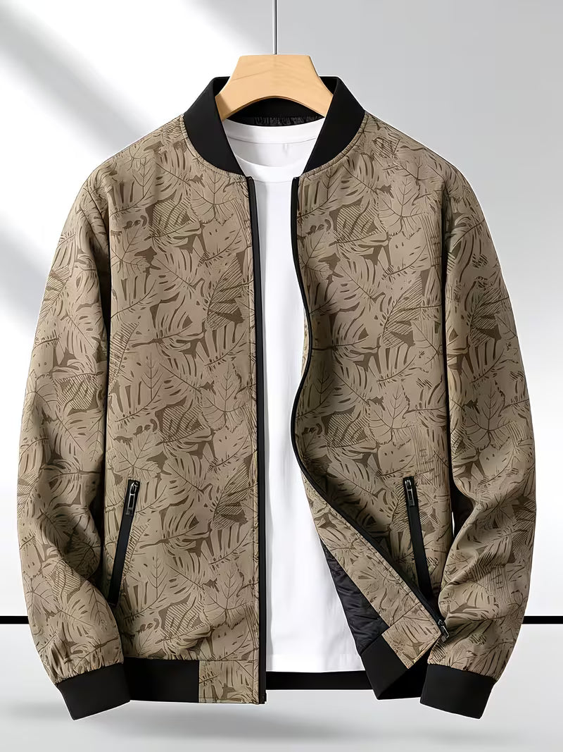 Dagan - Giacca Sportiva Casual a Maniche Lunghe Con Cerniera