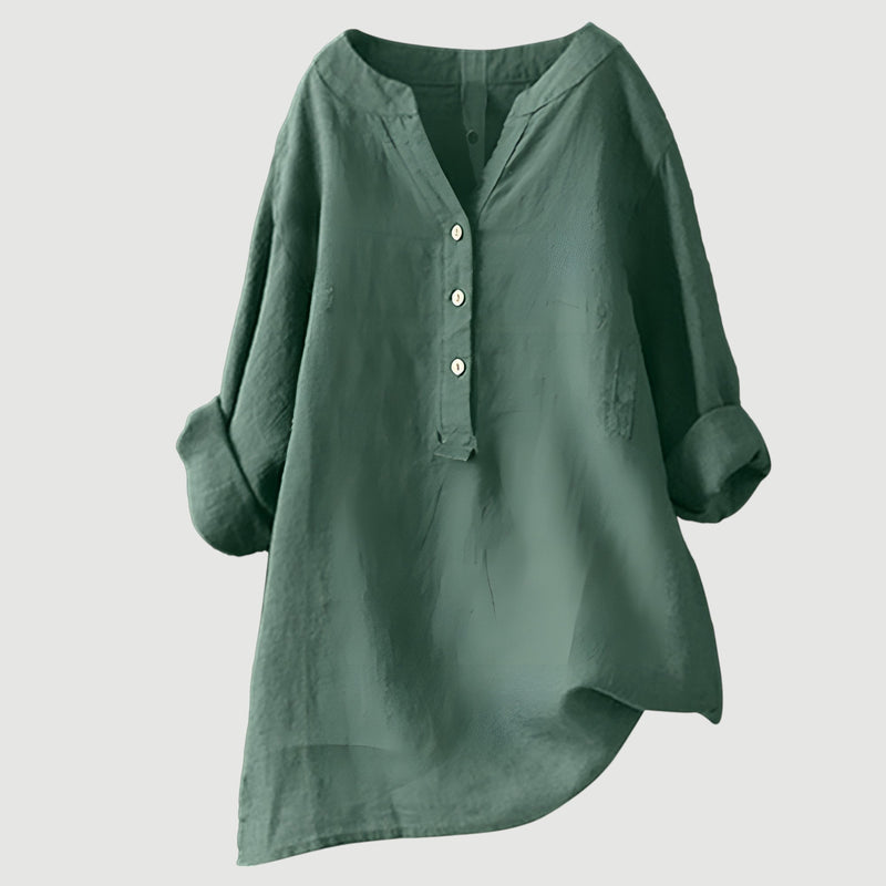 Zarina - Comoda Camicetta In Lino