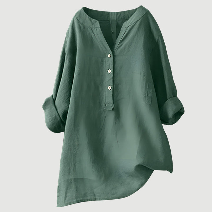 Zarina - Comoda Camicetta In Lino