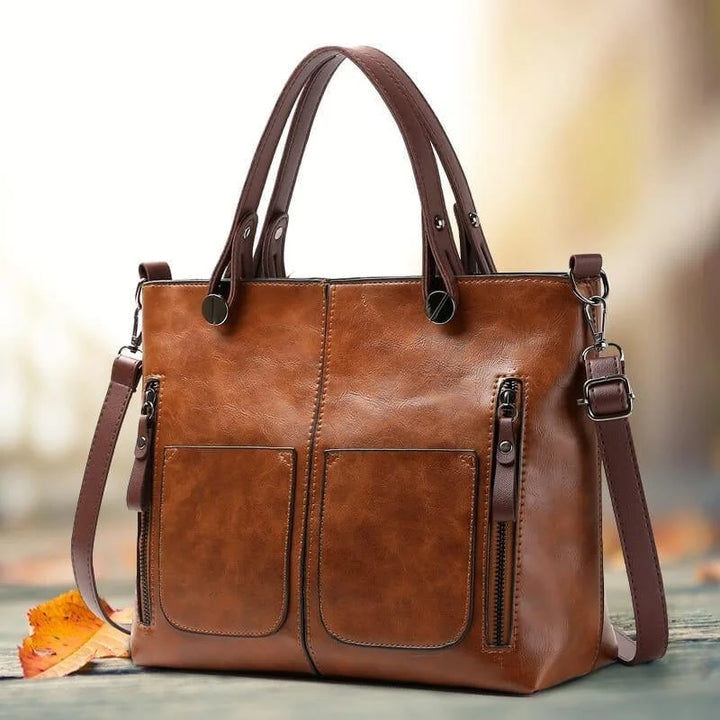 Britney - Elegante Borsa A Tracolla In Pelle