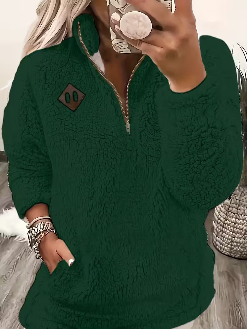 Humera - Elegante Giacca Con Zzip e Maniche Lunghe