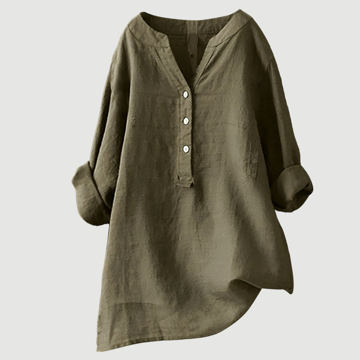 Zarina - Comoda Camicetta In Lino