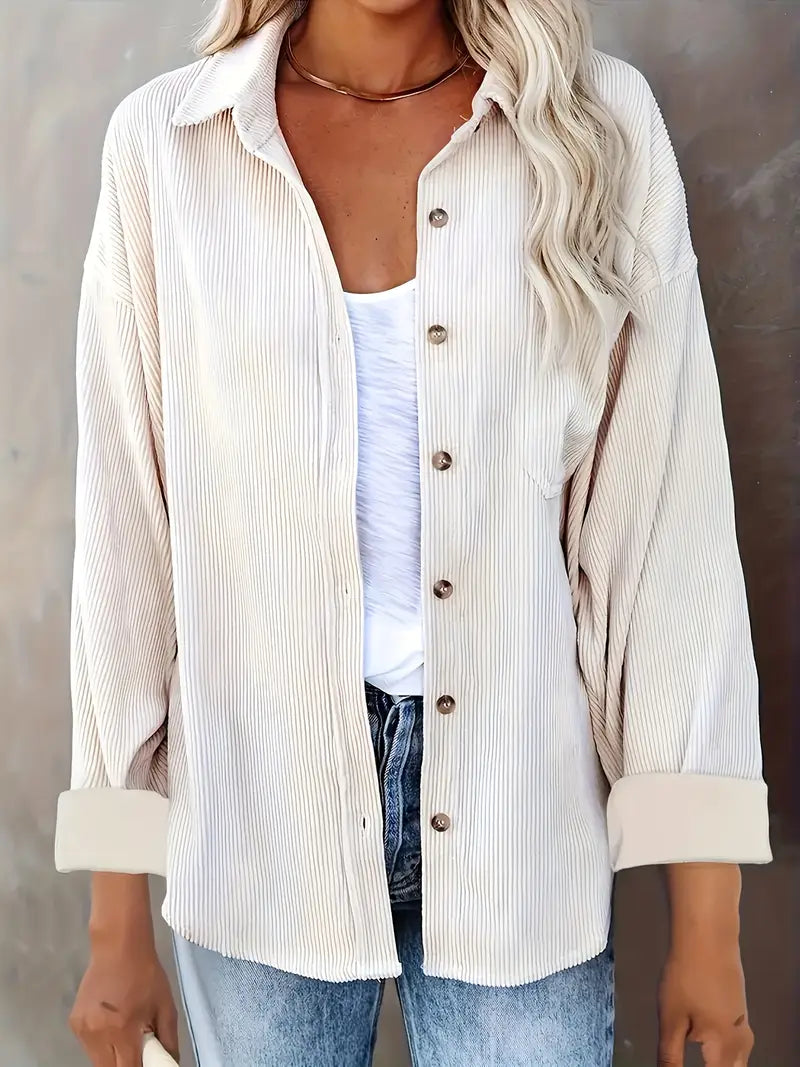 Irmela - Camicia a Maniche Lunghe Con Bottoni