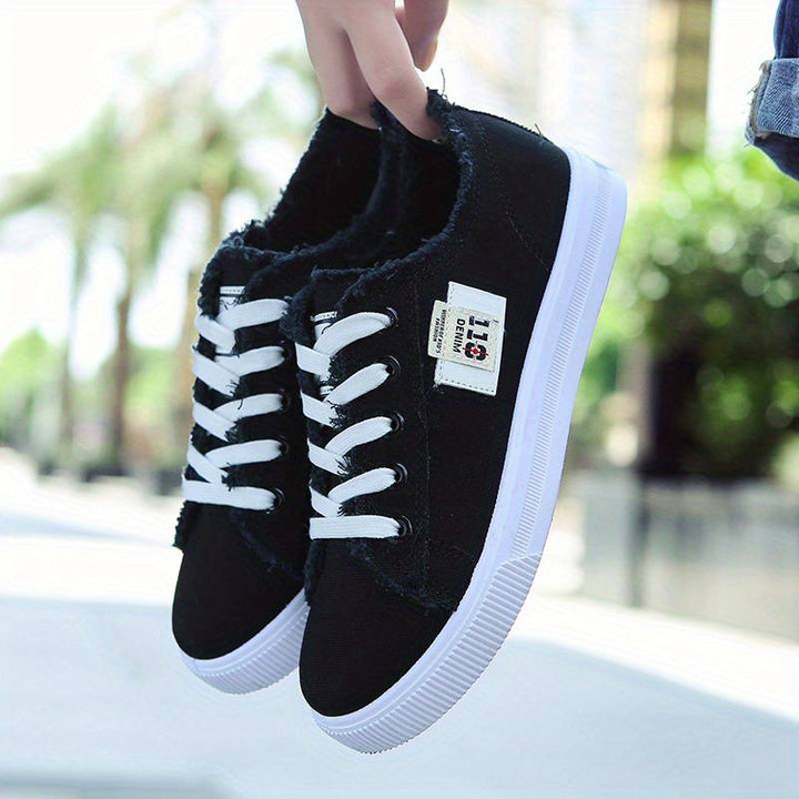 Oshenya - Scarpe Casual a Punta Arrotondata Con Suola Piatta