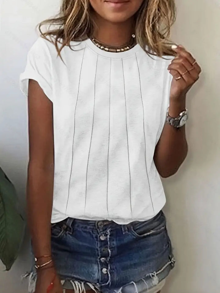 Vitaliya - Maglietta Casuale A Maniche Corte
