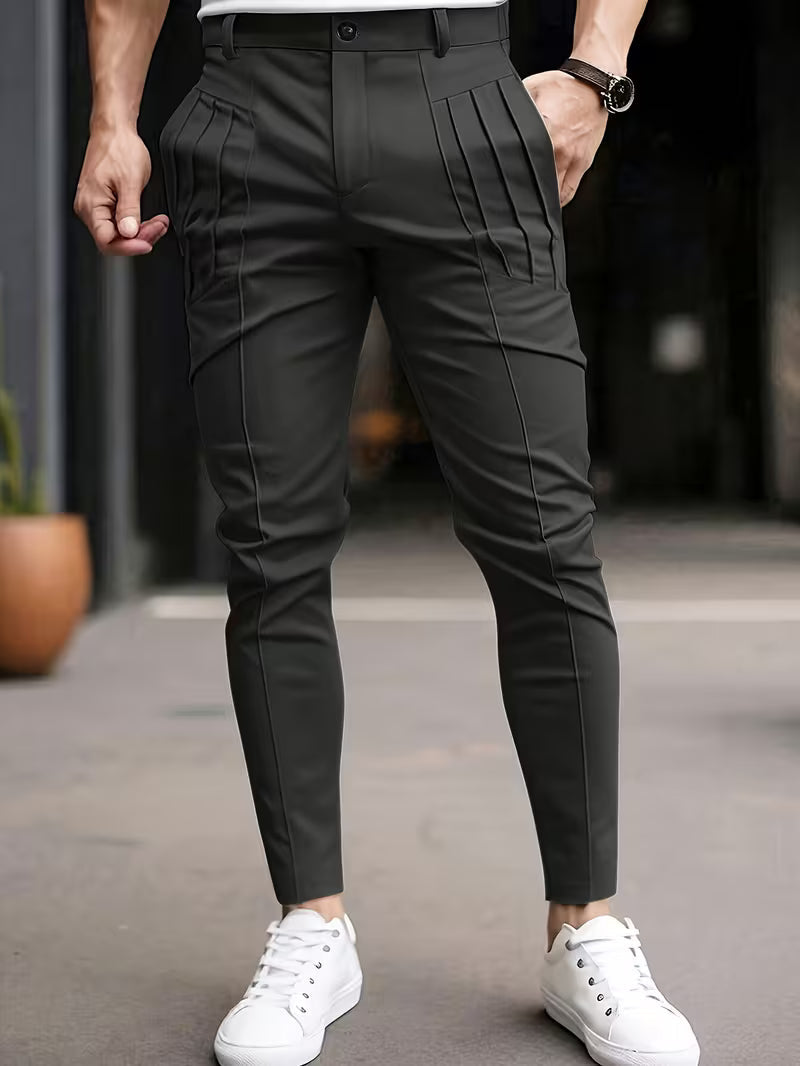 Altmann - Pantaloni Slim Fit Con Pinces e Tasche