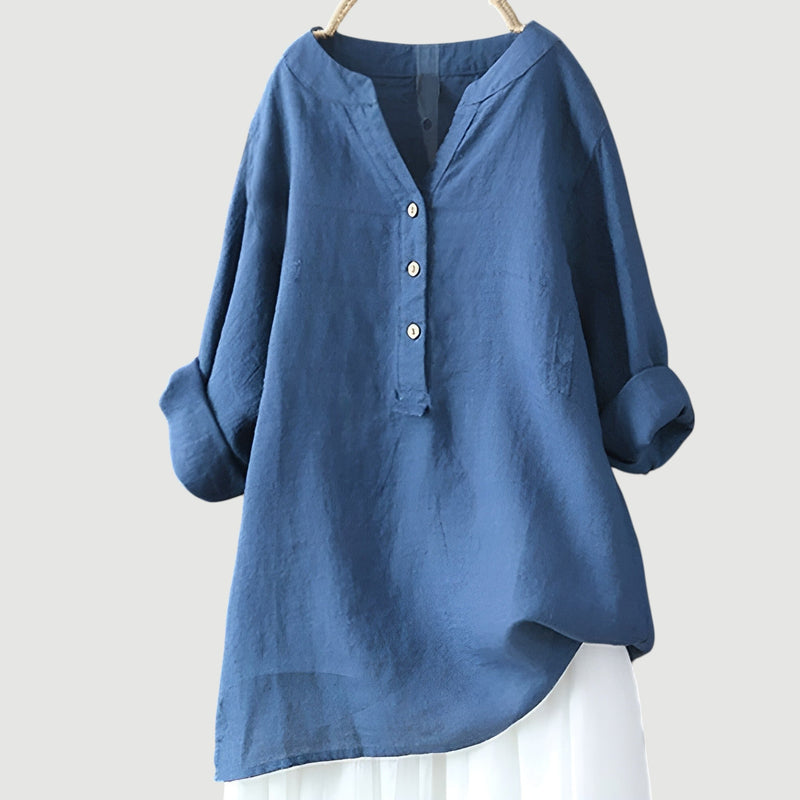 Zarina - Comoda Camicetta In Lino