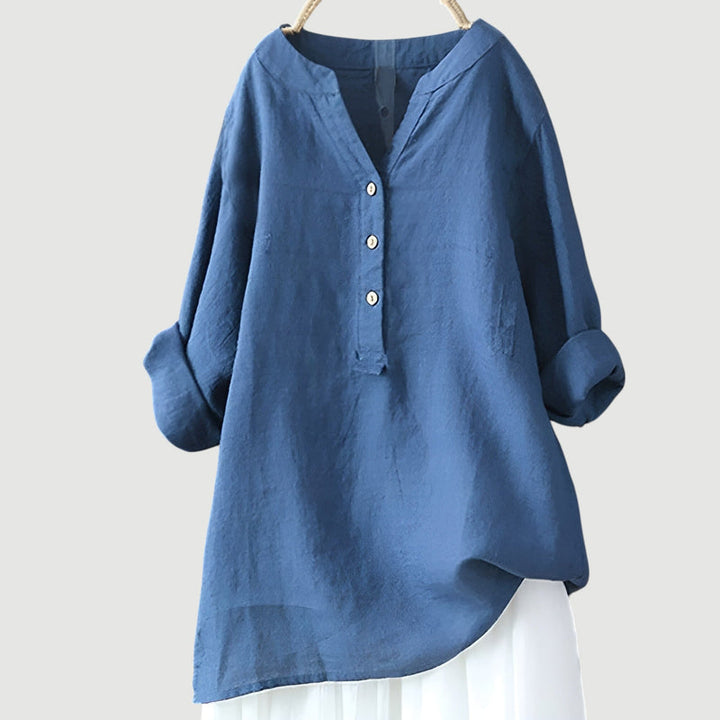 Zarina - Comoda Camicetta In Lino