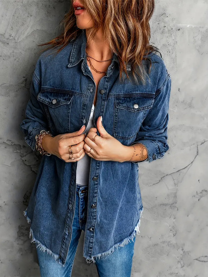 Malika - Giacca Di Jeans A Maniche Lunghe