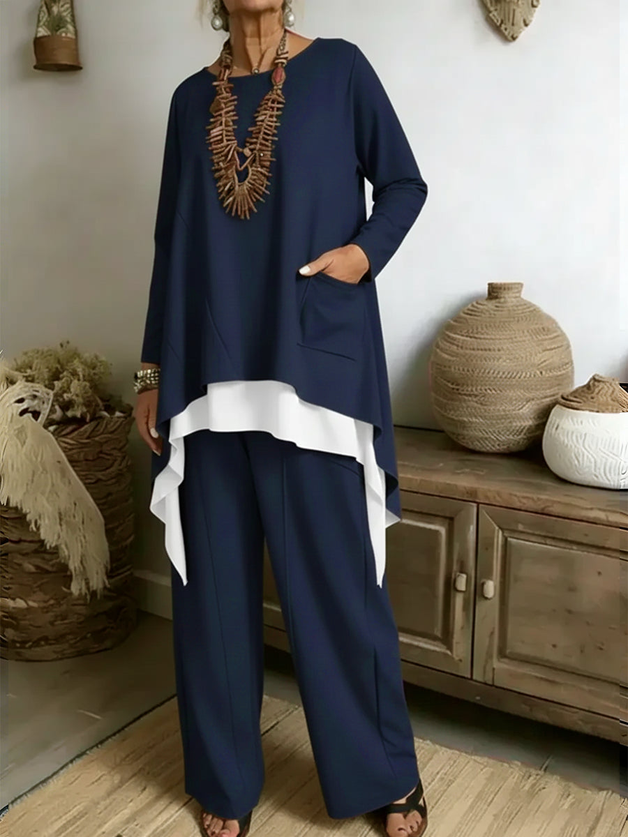 Naelia - Elegante Set Composto Da Due Pezzi
